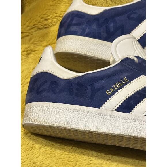 Adidas Gazelle Royal Blue White Mens Sz 10 No Box skater indoor soccer sneakers - Picture 4 of 9